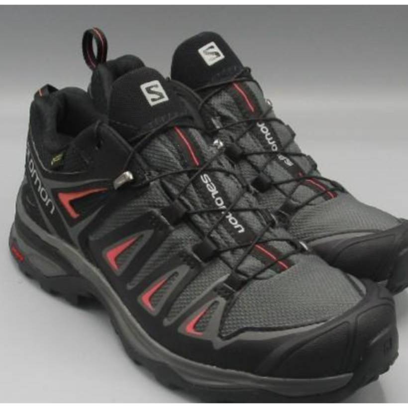 Salomon 女 X ULTRA 3 GTX 低筒登山鞋 黑