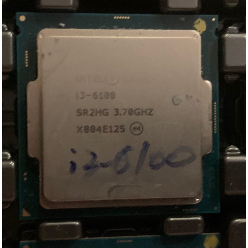 Intel Core i3-6100 3.7G / 4M 1151 模擬4核處理器 有內顯