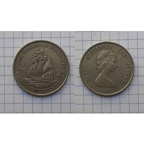 【全球郵幣】東加勒比 Eastern Caribbean 1987年25cents AU
