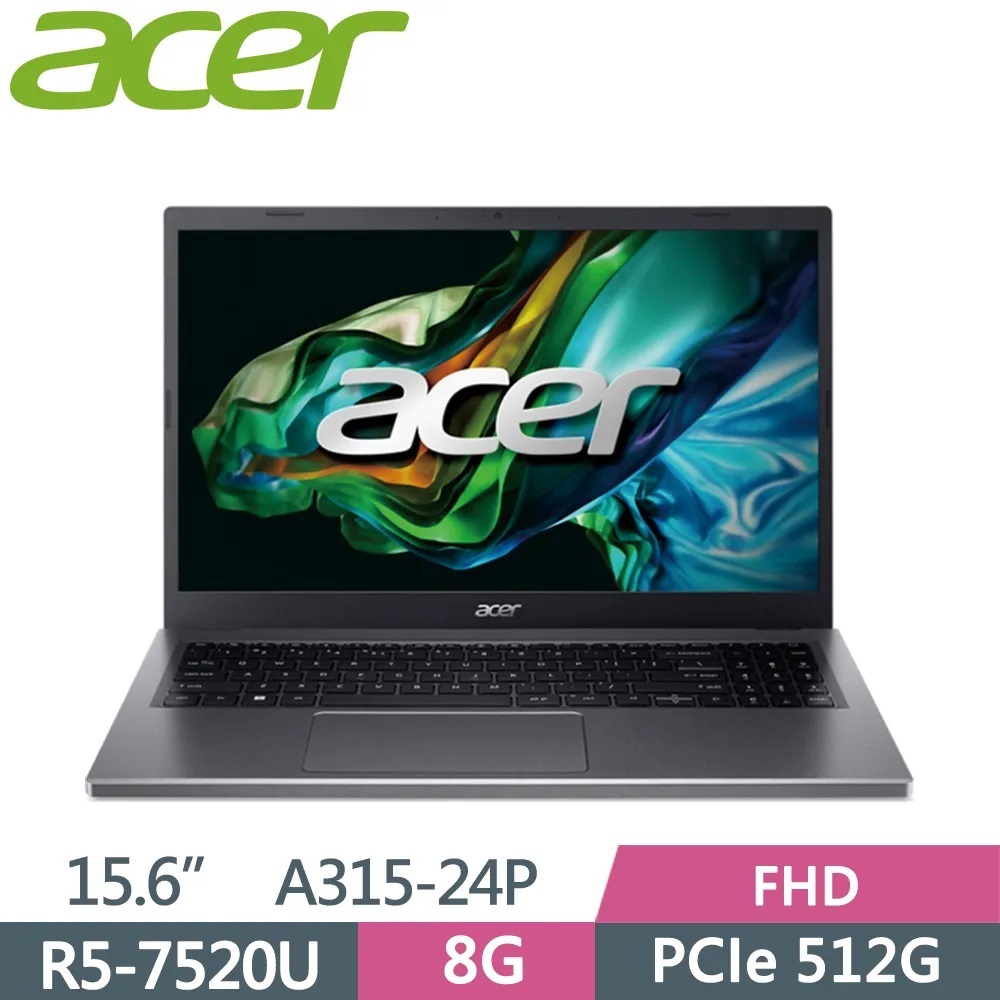 【KJ筆電專業】ACER Aspire 3 A315-24P-R6X9 灰