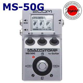 ZOOM MS-50G MULTI STOMP 多功能效果器（吉他用）/踏板/DTM/錄音/樂隊/現場/音樂會 日本直郵