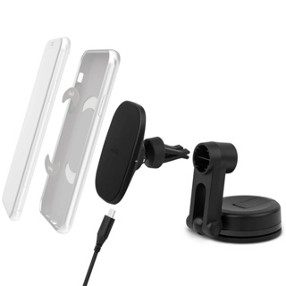MOSHI SnapTo™ 磁吸無線充電手機車用支架（萬用型）