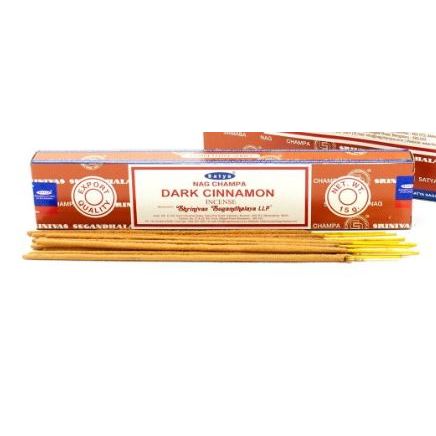 Satya Nagchampa Dark Cinnamon 印度香 賽巴巴 肉桂香4小盒100