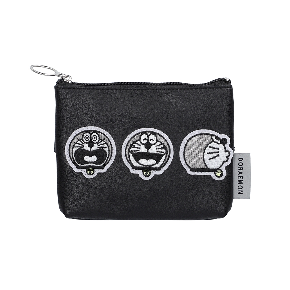 未來百貨 包包、袋子、手機套系列 - 哆啦A夢單色刺繡 紙巾袋 黑色