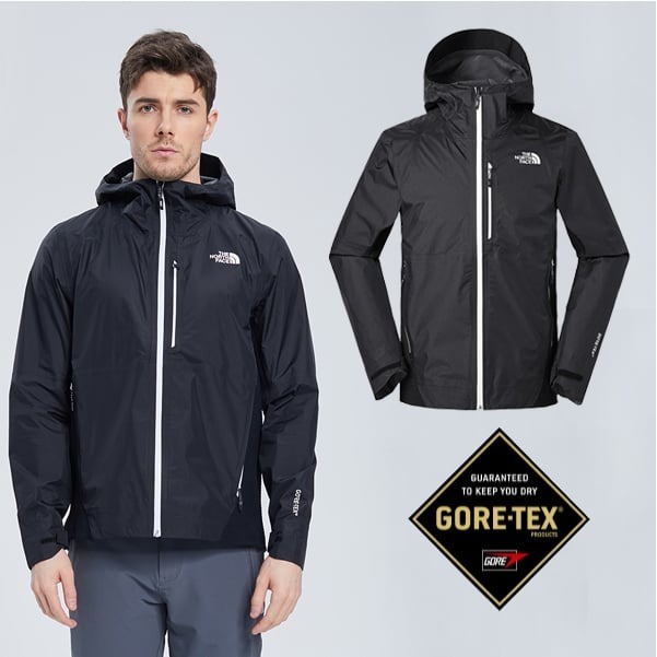 【北臉 The North Face】M零碼送》男 款防風連帽防水外套 Gore-Tex 登山風雨衣_3V84