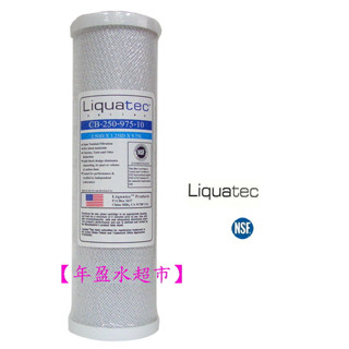 【NianYing 淨水】美國 Liquatec 牌NSF認證 CTO 塊狀壓縮活性碳 每一支250元【含稅附發票】