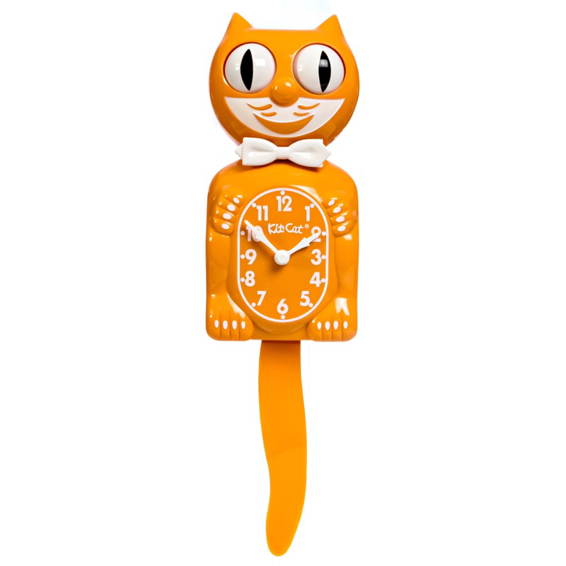 [限量] 美國 Kit-Cat Klock 貓時鐘 - Festival Orange 楓葉橘