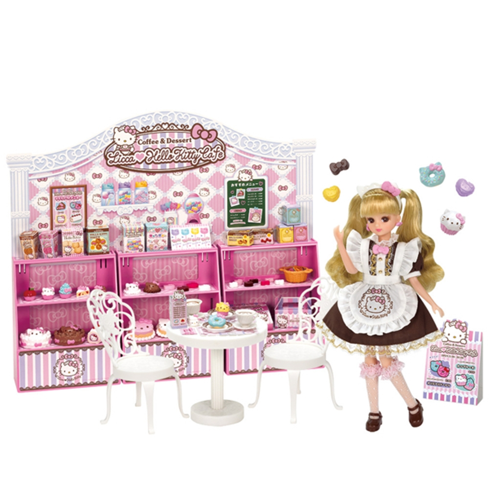 日本Licca 莉卡娃娃 KITTY粉紅甜點屋 LA15169 TAKARA TOMY