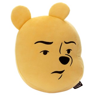 T-ARTS 麻吉好朋友 迪士尼MEME系列 生動懷疑維尼大臉填充玩具靠墊