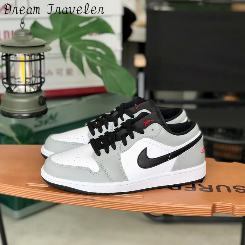 【DT】Air Jordan 1 Low Light Smoke Grey 灰 白黑 煙灰 男女 553558-030