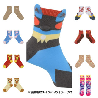 [Hina日本代購] 預購 日本 寶可夢 Pokémon 路卡利歐 皮卡丘 伊布 海豹球 波克比 夢幻 造型襪子