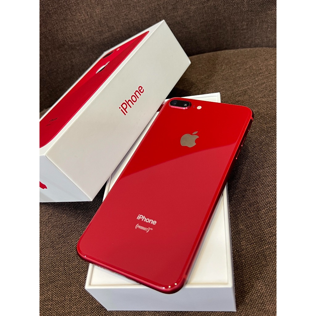 （自取更優惠）iPhone 8 Plus 紅色 256G 外觀9成新 功能正常 電池健康度95%