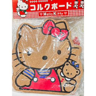 日本進口Hello Kitty早期的軟木塞留言板會再送你別針釘
