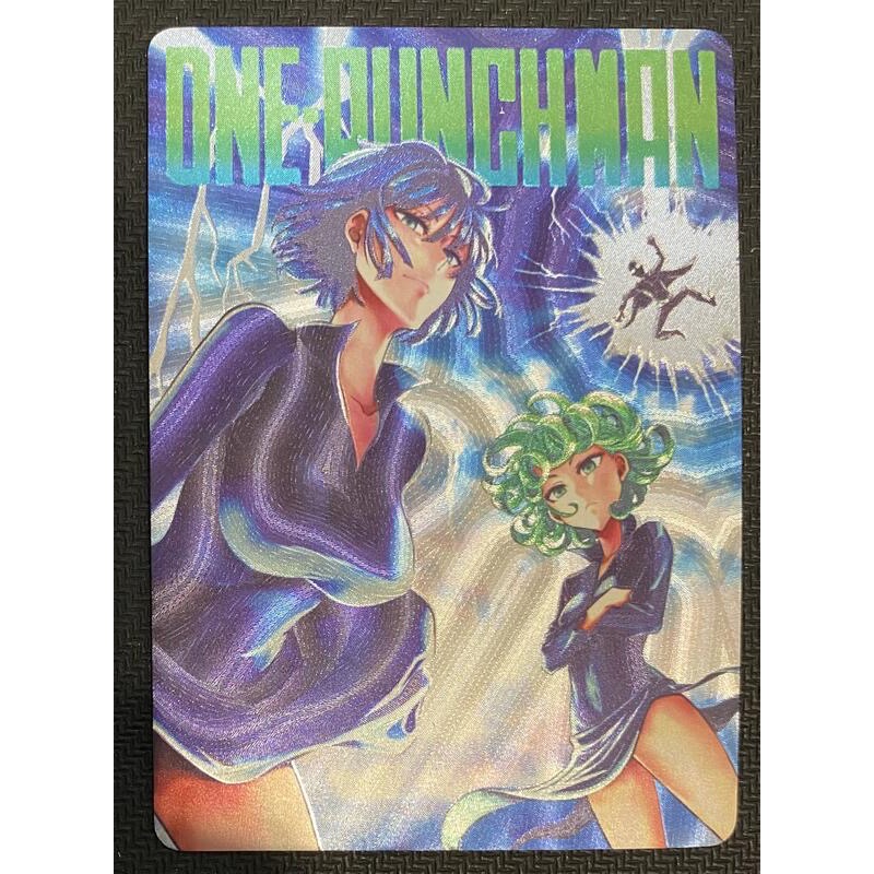 一拳超人 手工同人卡 吹雪 地獄的吹雪＆龍捲 戰慄的龍卷 浮雕凸板2《奶卡》