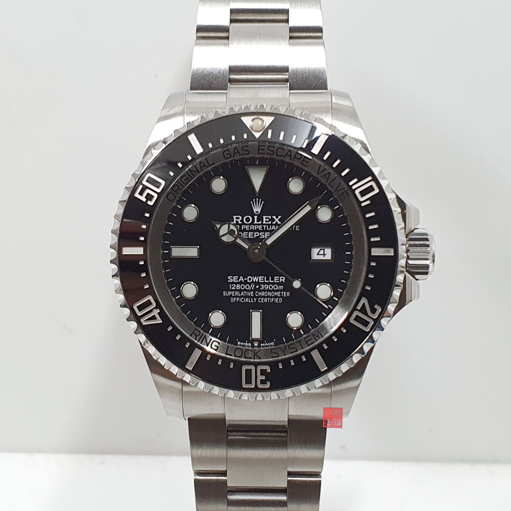 ROLEX勞力士 126660 現貨 DEEPSEA 水鬼王 2019年卡 錶徑44mm自動機械 大眾當舖 編號A753