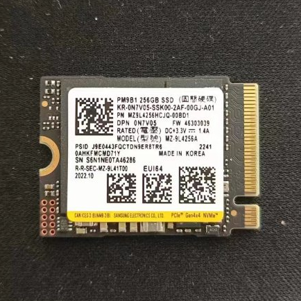 【Samsung 三星】SSD 256GB PM9B1(拆封新品&amp;良品)