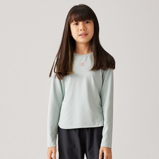 【BATIS 巴帝斯】機能格紋騎士長T - 女童 - 兩色-2023AW