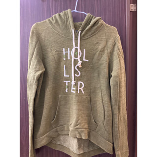 美國帶回 hollister 女生 橄欖綠 連帽上衣 帽T 大學T