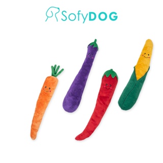 【ZippyPaws】巨無霸 吵鬧蔬果攤 有聲玩具 寵物玩具 狗狗玩具 SofyDOG原廠直送