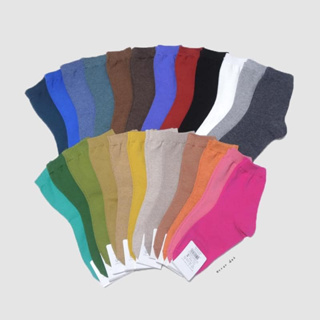 。error dot。韓國製小畫家24色顏料素色襪子