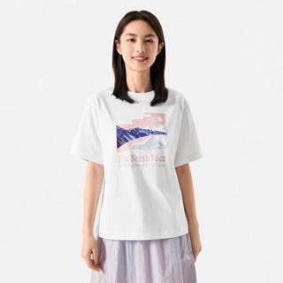 The North Face W S/S PLACE WE LOVE TEE 女 純棉短袖上衣白 NF0A86Q6FN4