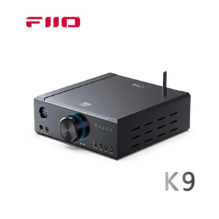 【FiiO台灣】K9 桌上型藍牙耳機功率擴大機雙DAC晶片/支援USB、光纖、同軸、RCA輸入/6.35、44.4mm