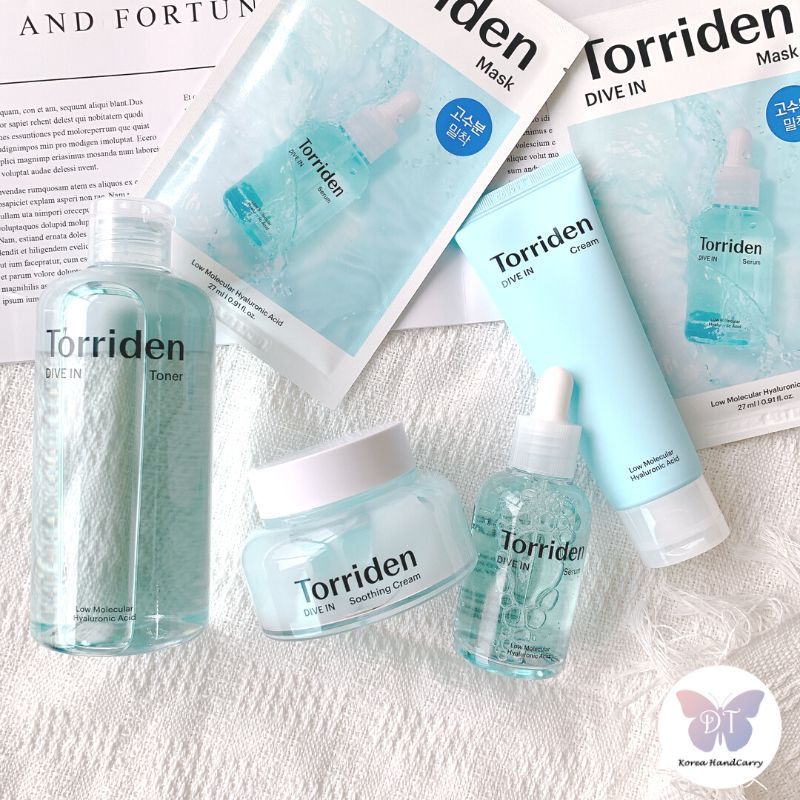 【滴滴踢⭐免運】 Torriden DIVE-IN 5D微分子玻尿酸保濕 化妝水 精華液 面霜 棉片 保濕 韓國 正品