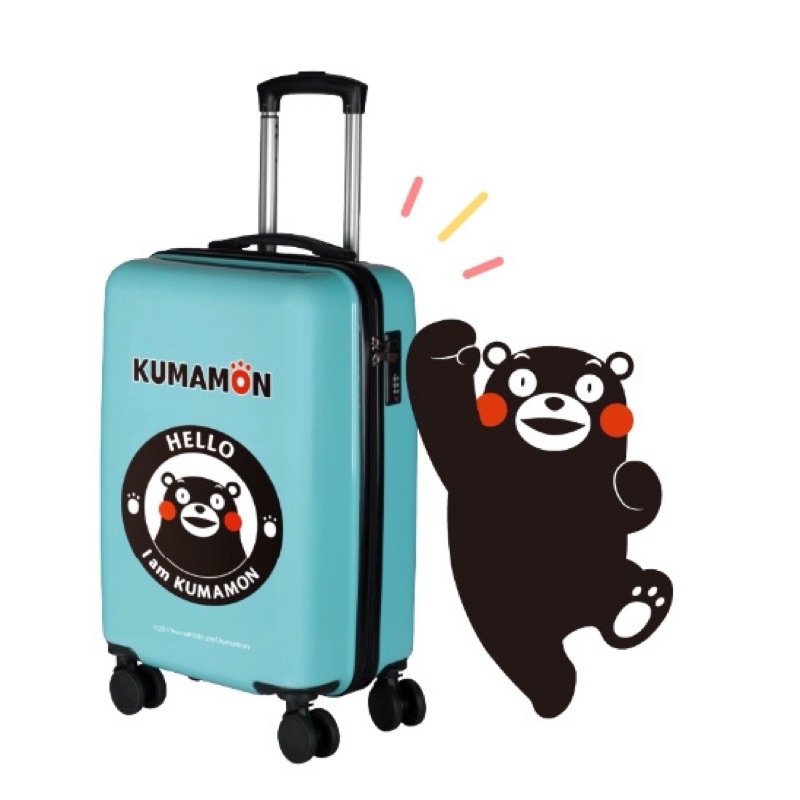全新 熊本熊 官方授權KUMAMON 20吋 行李箱 登機箱