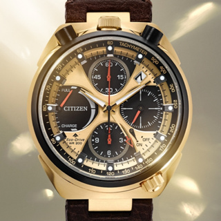 私訊折扣 CITIZEN 星辰 50週年限定 牛頭錶 光動能計時腕錶(AV0072-01X)