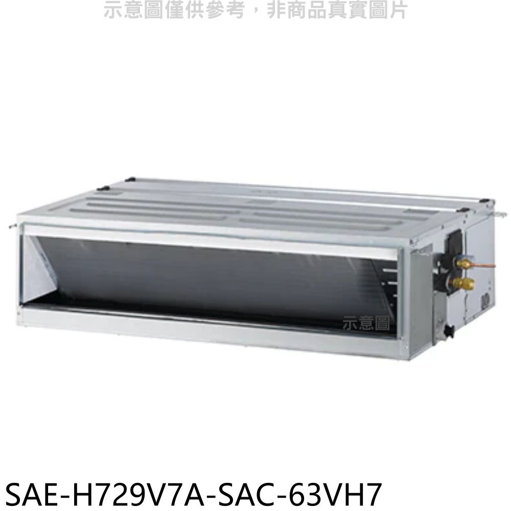 SANLUX台灣三洋【SAE-H729V7A-SAC-63VH7】變頻冷暖吊隱式分離式冷氣(含標準安裝) 歡迎議價