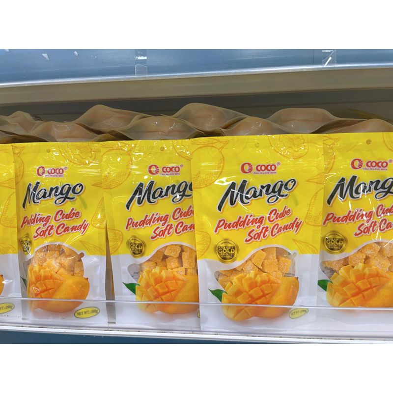 《現貨》芒果布丁軟糖coco Mango pudding cube