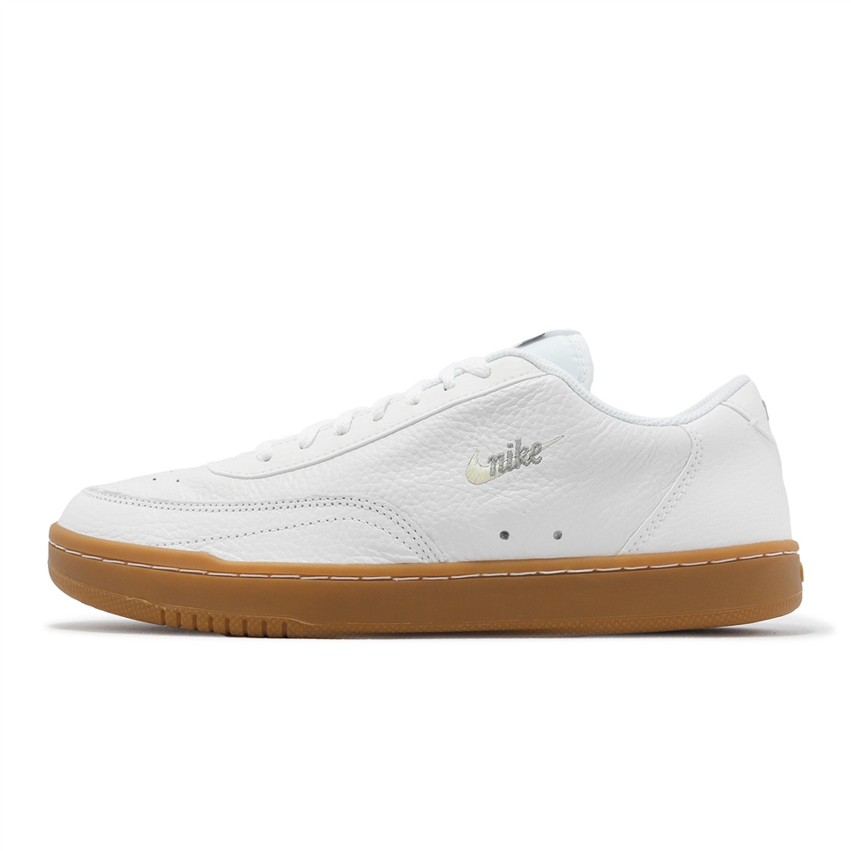 Nike 休閒鞋 Court Vintage PREM 男鞋 白 皮革 復古 CT1726101