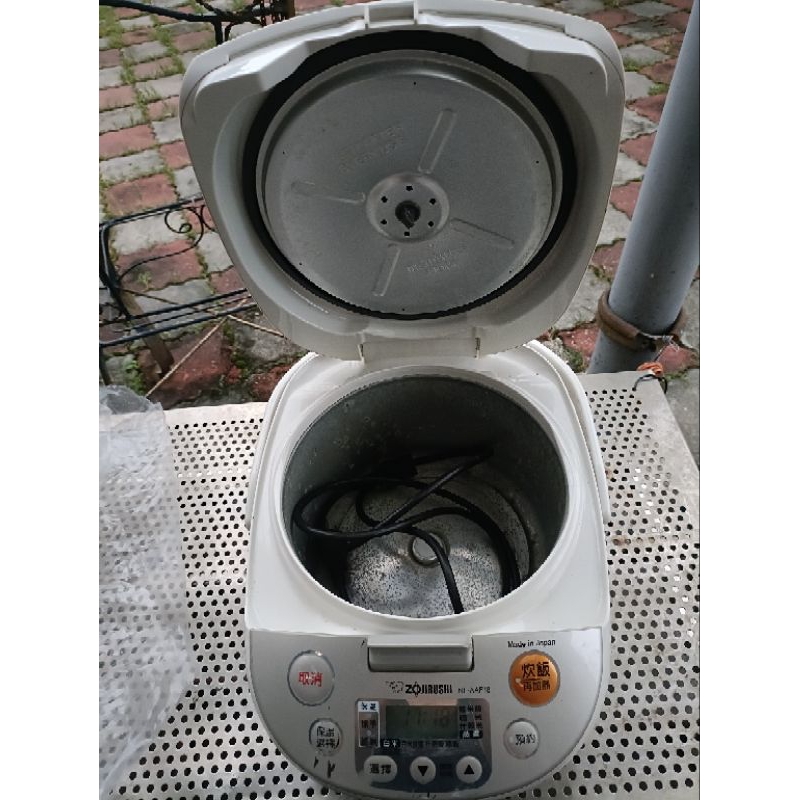 中古良品 零件機 無內鍋 電子使用正常 日本製*10人份*微電腦電子鍋(NL-AAF18) 含運費