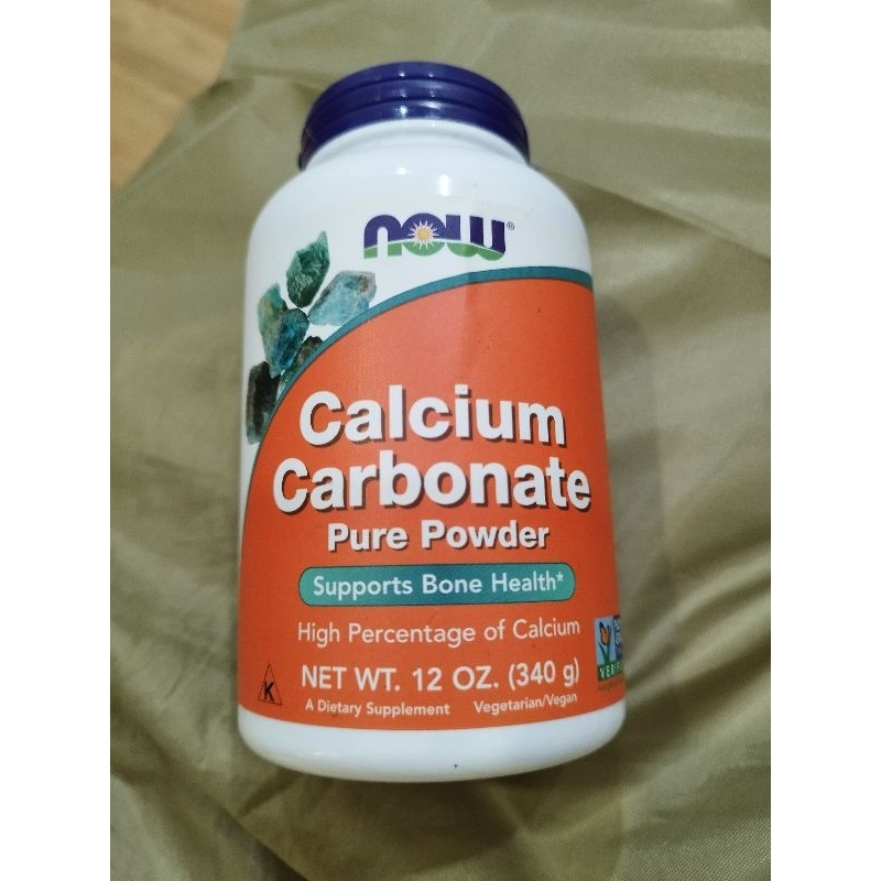 Now Calcium Carbonate 健而婷 鈣粉 340g/ 12OZ