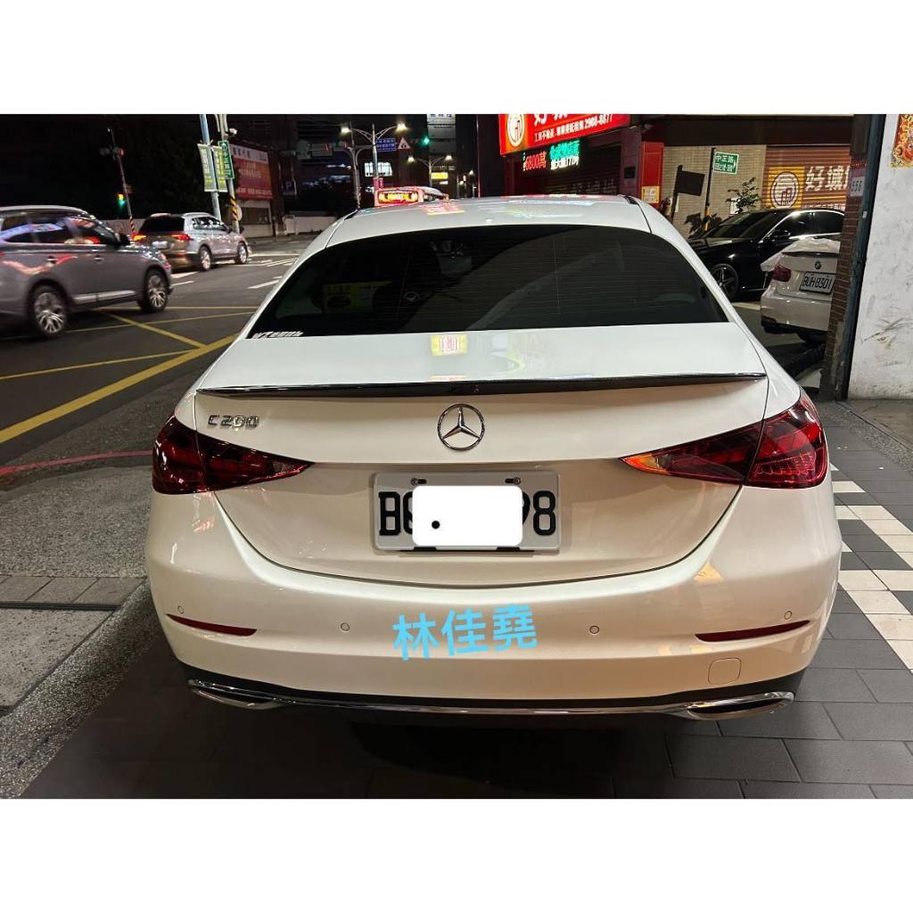 賓士 Benz W206 AMG款碳纖維尾翼 C300碳纖維尾翼 W206碳纖鴨尾 C43尾翼 C200尾翼