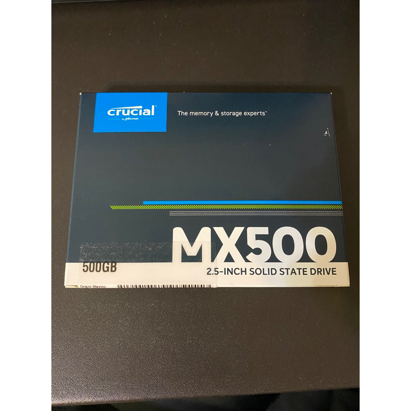 Micron美光 Crucial MX500 500G 2.5吋SATA TLC/SSD固態硬碟