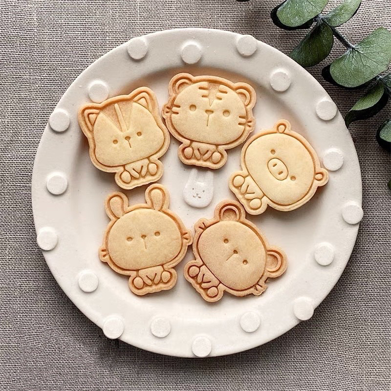 「新品現貨」日式可愛動物園餅乾模具 手工餅乾製作模具 卡通造型餅乾模具