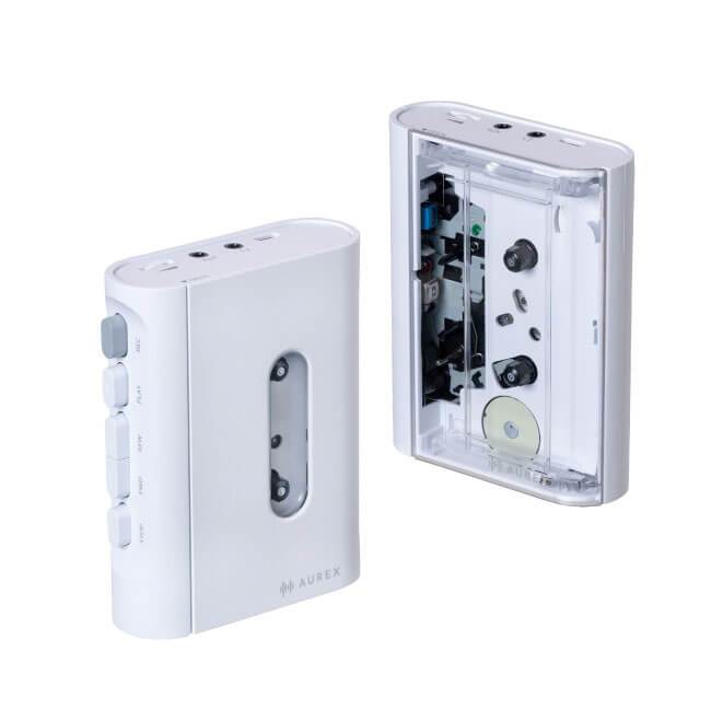 TOSHIBA AUREX AX-W10C 「新世代」錄音帶隨身聽 藍芽 透明款 卡帶 藍牙 播放器