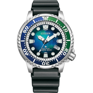 CITIZEN 星辰 PROMASTER 限量 千彩之海 光動能200米潛水錶 (BN0166-01L)