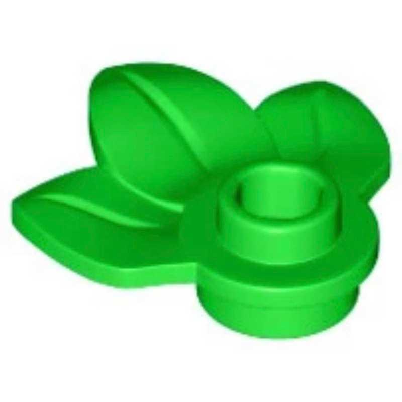 LEGO 樂高 6229130 32607 植物 亮綠色 圓點帶葉子