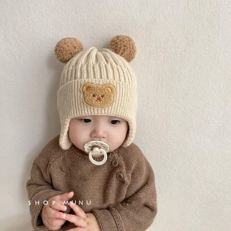 秋冬—可愛小熊護耳帽