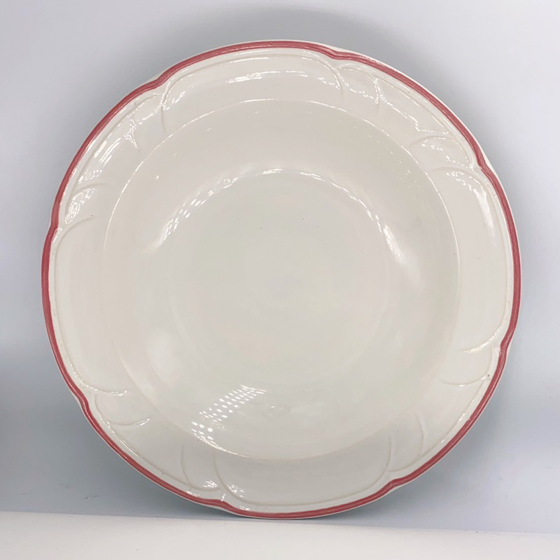 (現貨）早期日本Victoriana JAPAN 1988 瓷盤 湯盤 陶瓷盤 碗盤 碗盤器皿 古董收藏