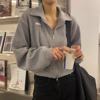 MAX BLACK購入 雙拉鍊版型 翻領長袖