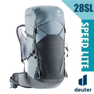 【Deuter】女 款登山背包 28SL SPEED LITE 健行登山背包 自行車背包_深灰/黑_3410522