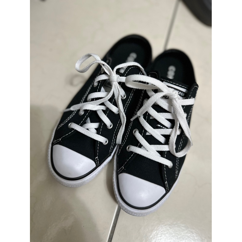 converse匡威懶人鞋 黑23cm US6