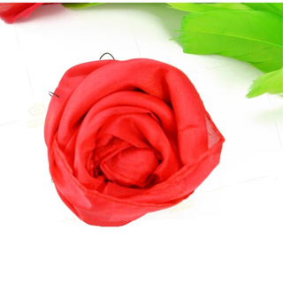 魔術森林♣絲巾化玫瑰 玫瑰變絲巾 可當胸針 設定簡單 魔術道具