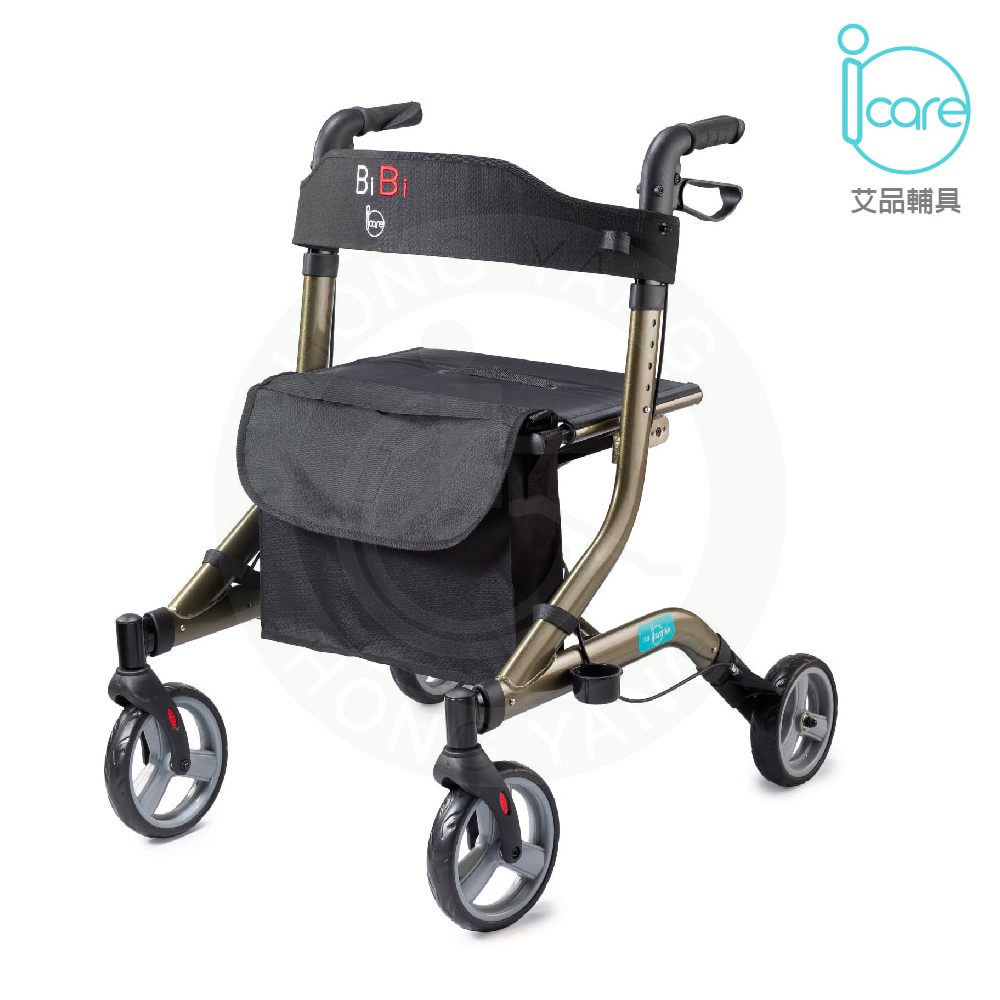 【免運】Icare 艾品 BIBI 帶輪助行器 可收合 助步車 助行椅