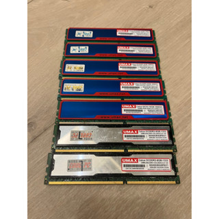 二手記憶體：UMAX DDR3 4G 1600、1333馬甲散熱片記憶體！售出不退！保固七天！桃園