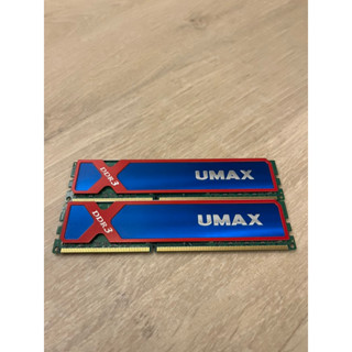 二手記憶體：UMAX DDR3 8Gx2條 1600馬甲散熱片記憶體！售出不退！保固七天！桃園