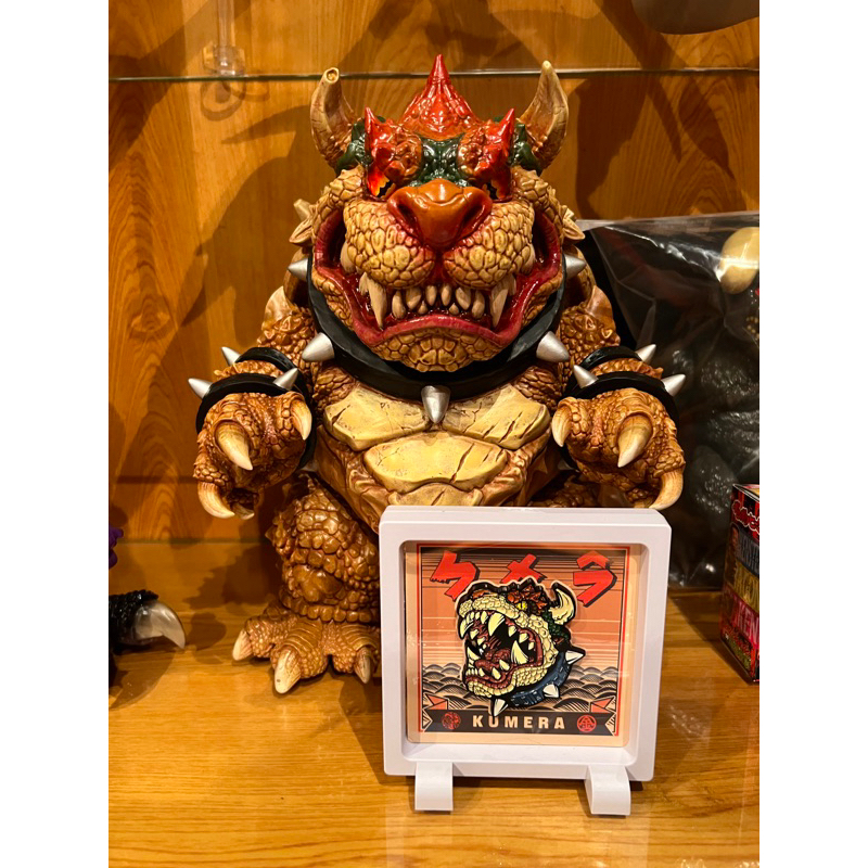(已售)one play toys 酷美拉 設計師 sofubi 軟膠 哥吉拉 馬力歐 庫巴 Neoplayerone